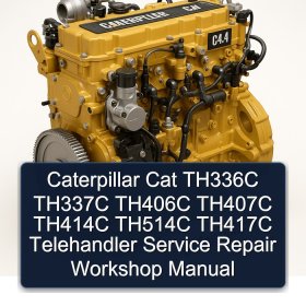 Caterpillar Cat TH336C TH337C TH406C TH407C TH414C TH514C TH417C Telehandler Service Repair Workshop Manual
