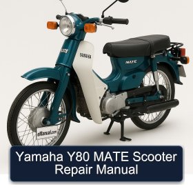 Yamaha Y80 MATE Scooter Repair Manual
