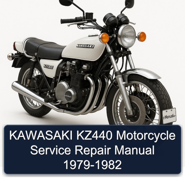 KAWASAKI KZ440 Motorcycle Service Repair Manual 1979-1982