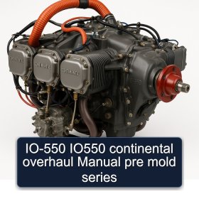 IO-550 IO550 continental overhaul Manual pre mold series