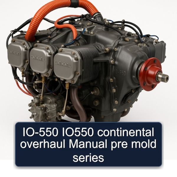 IO-550 IO550 continental overhaul Manual pre mold series
