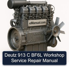 Deutz 913 C BF6L Workshop Service Repair Manual