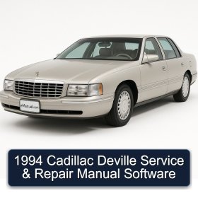 1994 Cadillac Deville Service & Repair Manual Software