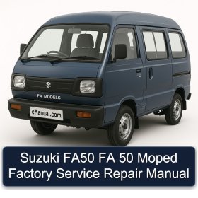 Suzuki FA50 FA 50 Moped Factory Service Repair Manual