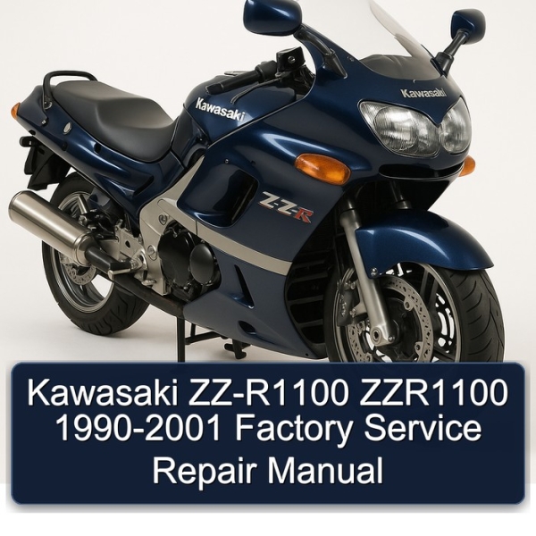 Kawasaki ZZ-R1100 ZZR1100 1990-2001 Factory Service Repair Manual
