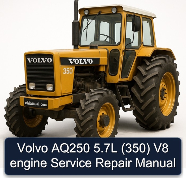 Volvo AQ250 5.7L (350) V8 engine Service Repair Manual