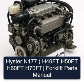 Hyster N177 ( H40FT H50FT H60FT H70FT) Forklift Parts Manual