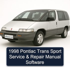 1998 Pontiac Trans Sport Service & Repair Manual Software