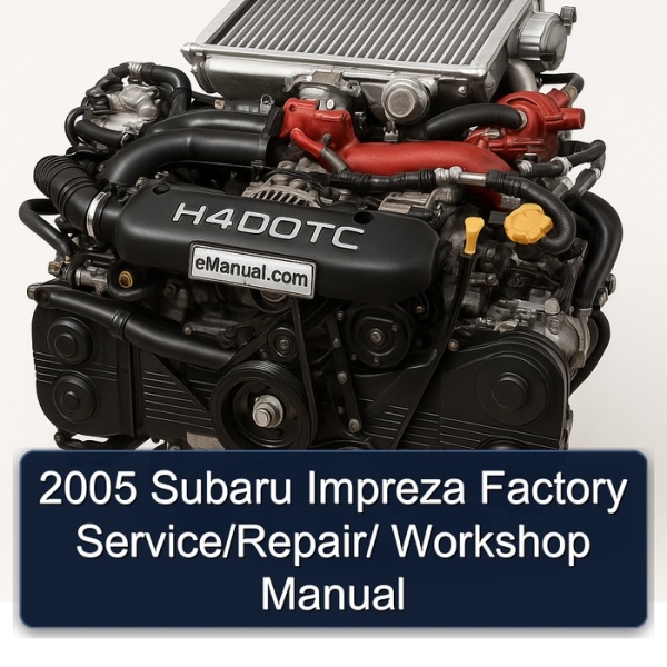 2005 Subaru Impreza Factory Service/Repair/ Workshop Manual