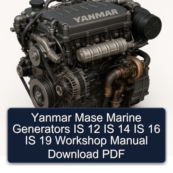 Yanmar Mase Marine Generators IS 12 IS 14 IS 16 IS 19 Workshop Manual Download PDF