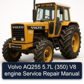 Volvo AQ255 5.7L (350) V8 engine Service Repair Manual