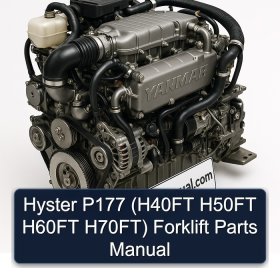 Hyster P177 (H40FT H50FT H60FT H70FT) Forklift Parts Manual