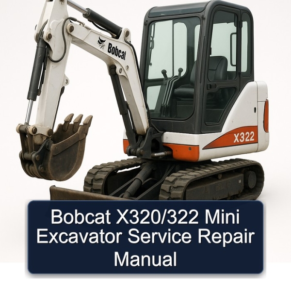 Bobcat X320/322 Mini Excavator Service Repair Manual