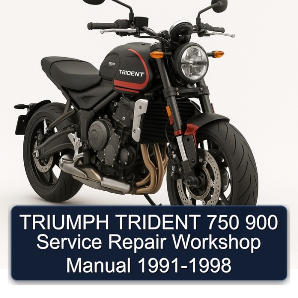 TRIUMPH TRIDENT 750 900 Service Repair Workshop Manual 1991-1998