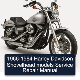 1966-1984 Harley Davidson Shovelhead models Service Repair Manual