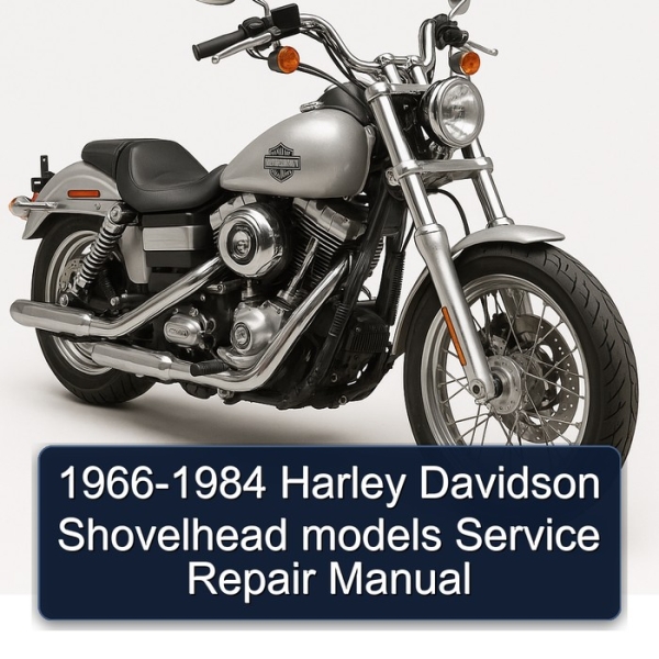 1966-1984 Harley Davidson Shovelhead models Service Repair Manual