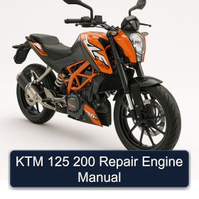 KTM 125 200 Repair Engine Manual