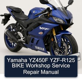 Yamaha YZ450F YZF-R125 BIKE Workshop Service Repair Manual