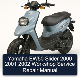 Yamaha EW50 Slider 2000 2001 2002 Workshop Service Repair Manual