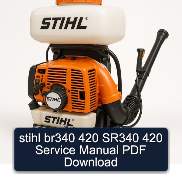 stihl br340 420 SR340 420 Service Manual PDF Download