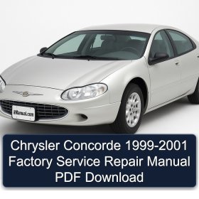 Chrysler Concorde 1999-2001 Factory Service Repair Manual PDF Download