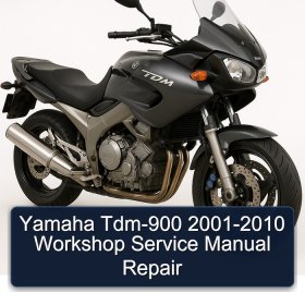 Yamaha Tdm-900 2001-2010 Workshop Service Manual Repair