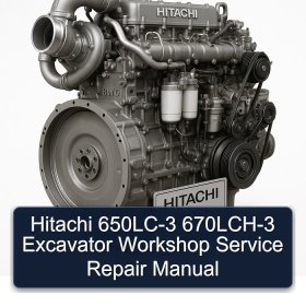 Hitachi 650LC-3 670LCH-3 Excavator Workshop Service Repair Manual