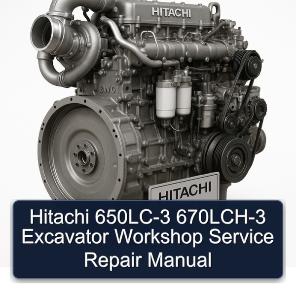 Hitachi 650LC-3 670LCH-3 Excavator Workshop Service Repair Manual