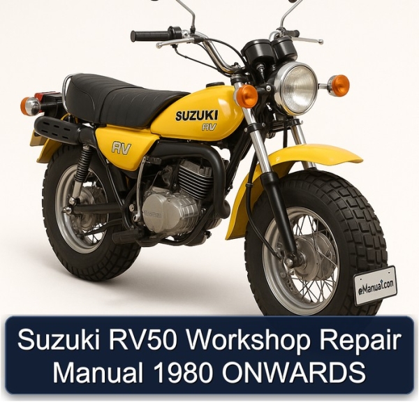 Suzuki RV50 Workshop Repair Manual 1980 ONWARDS