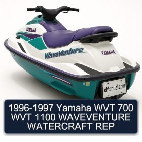 1996-1997 Yamaha WVT 700 WVT 1100 WAVEVENTURE WATERCRAFT REP