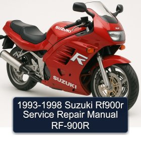 1993-1998 Suzuki Rf900r Service Repair Manual RF-900R