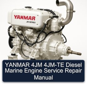 YANMAR 4JM 4JM-TE Diesel Marine Engine Service Repair Manual