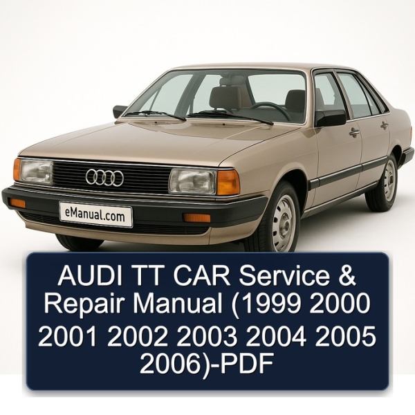 AUDI TT CAR Service & Repair Manual (1999 2000 2001 2002 2003 2004 2005 2006)-PDF