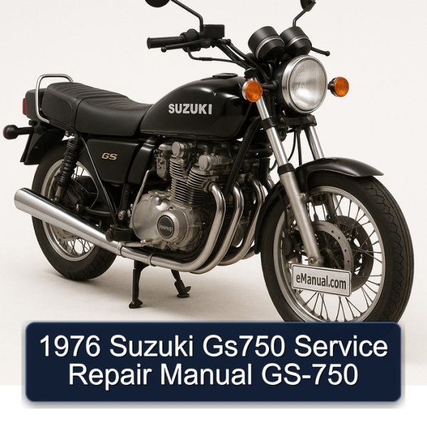 1976 Suzuki Gs750 Service Repair Manual GS-750