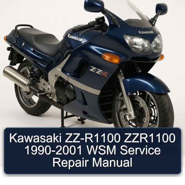 Kawasaki ZZ-R1100 ZZR1100 1990-2001 WSM Service Repair Manual