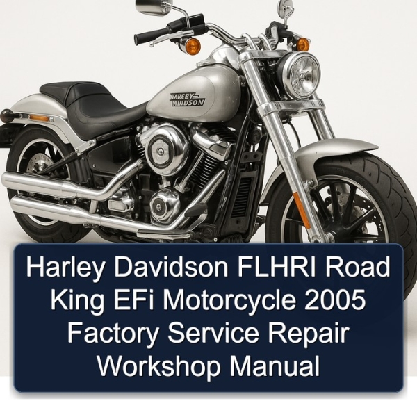 Harley Davidson FLHRI Road King EFi Motorcycle 2005 Factory Service Repair Workshop Manual
