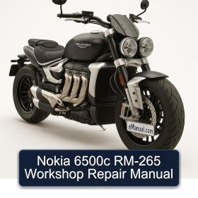 Nokia 6500c RM-265 Workshop Repair Manual