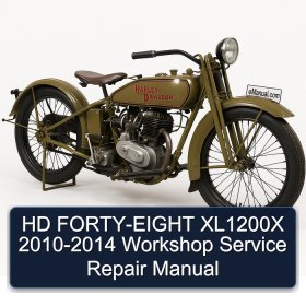 HD FORTY-EIGHT XL1200X 2010-2014 Workshop Service Repair Manual