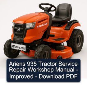 Ariens 935 Tractor Service Repair Workshop Manual - Improved - Download PDF