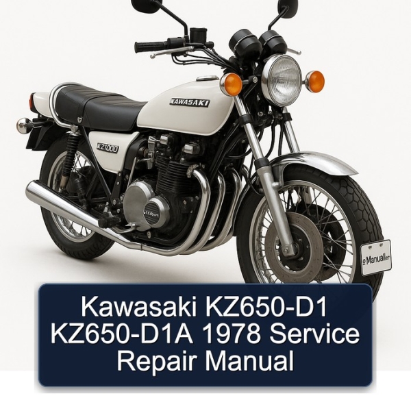 Kawasaki KZ650-D1 KZ650-D1A 1978 Service Repair Manual