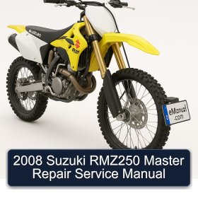2008 Suzuki RMZ250 Master Repair Service Manual