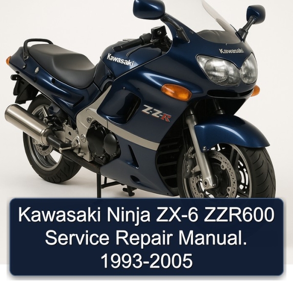 Kawasaki Ninja ZX-6 ZZR600 Service Repair Manual. 1993-2005