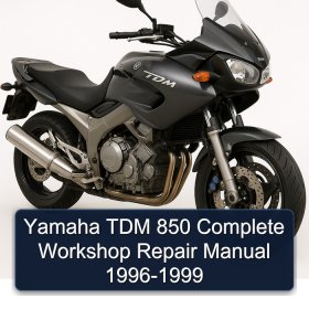 Yamaha TDM 850 Complete Workshop Repair Manual 1996-1999