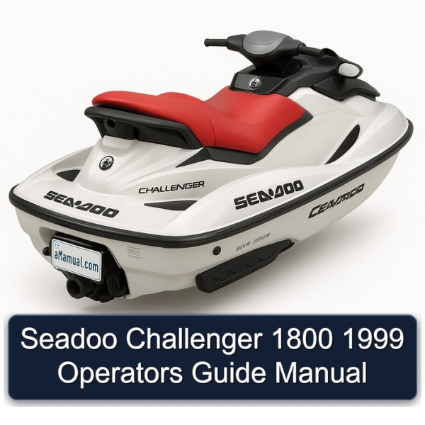 Seadoo Challenger 1800 1999 Operators Guide Manual
