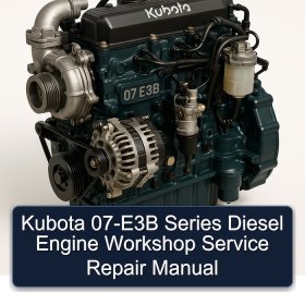 Kubota 07-E3B Series Diesel Engine Workshop Service Repair Manual