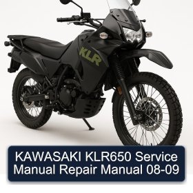 KAWASAKI KLR650 Service Manual Repair Manual 08-09