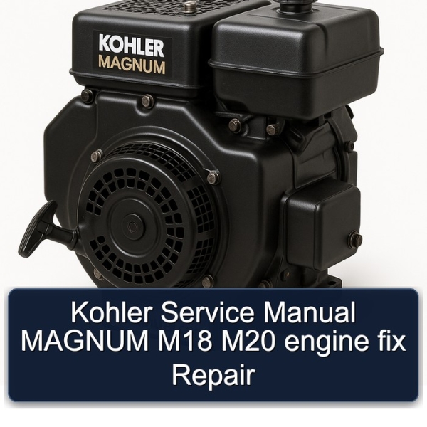Kohler Service Manual MAGNUM M18 M20 engine fix Repair