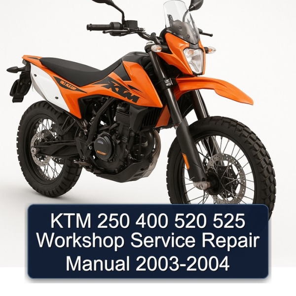 KTM 250 400 520 525 Workshop Service Repair Manual 2003-2004