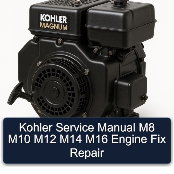 Kohler Service Manual M8 M10 M12 M14 M16 Engine Fix Repair