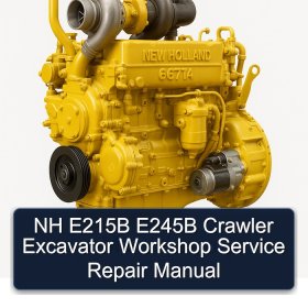 NH E215B E245B Crawler Excavator Workshop Service Repair Manual